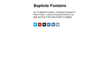 Tablet Screenshot of bfontaine.net